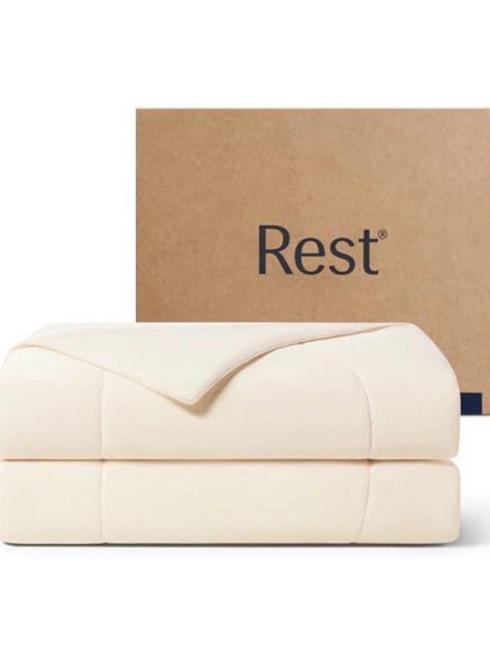 REST® Evercool Cooling Comforter King Blanket for Hot Sleepers,Snow Ivory New